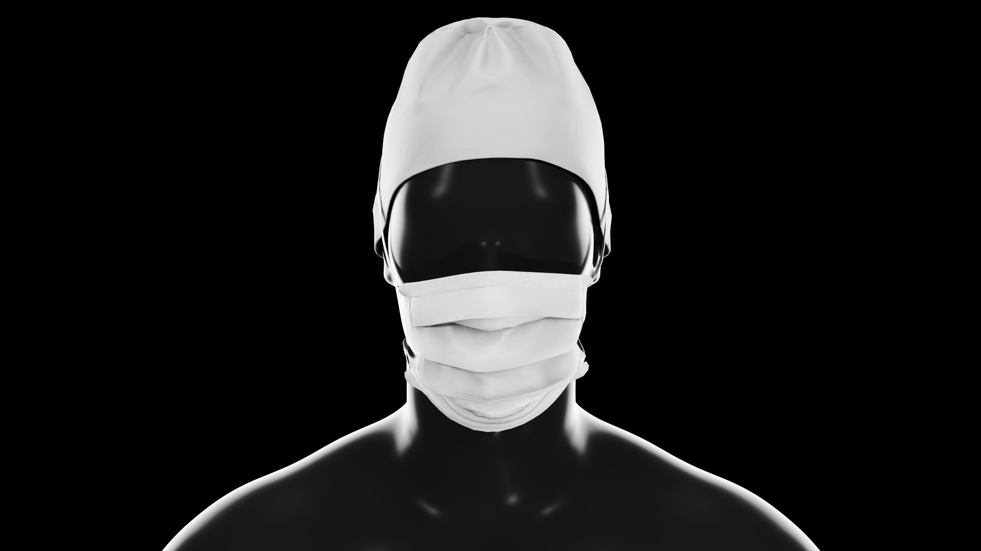 Medical Mask Hat 3D Model - TurboSquid 2189083