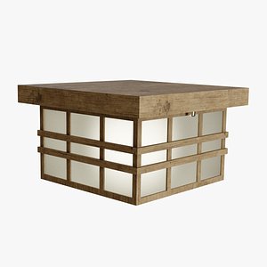 3D Japanese Lamp