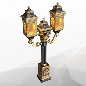 3D Classic Street Light 0102