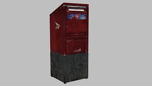 3d obj canada mailbox