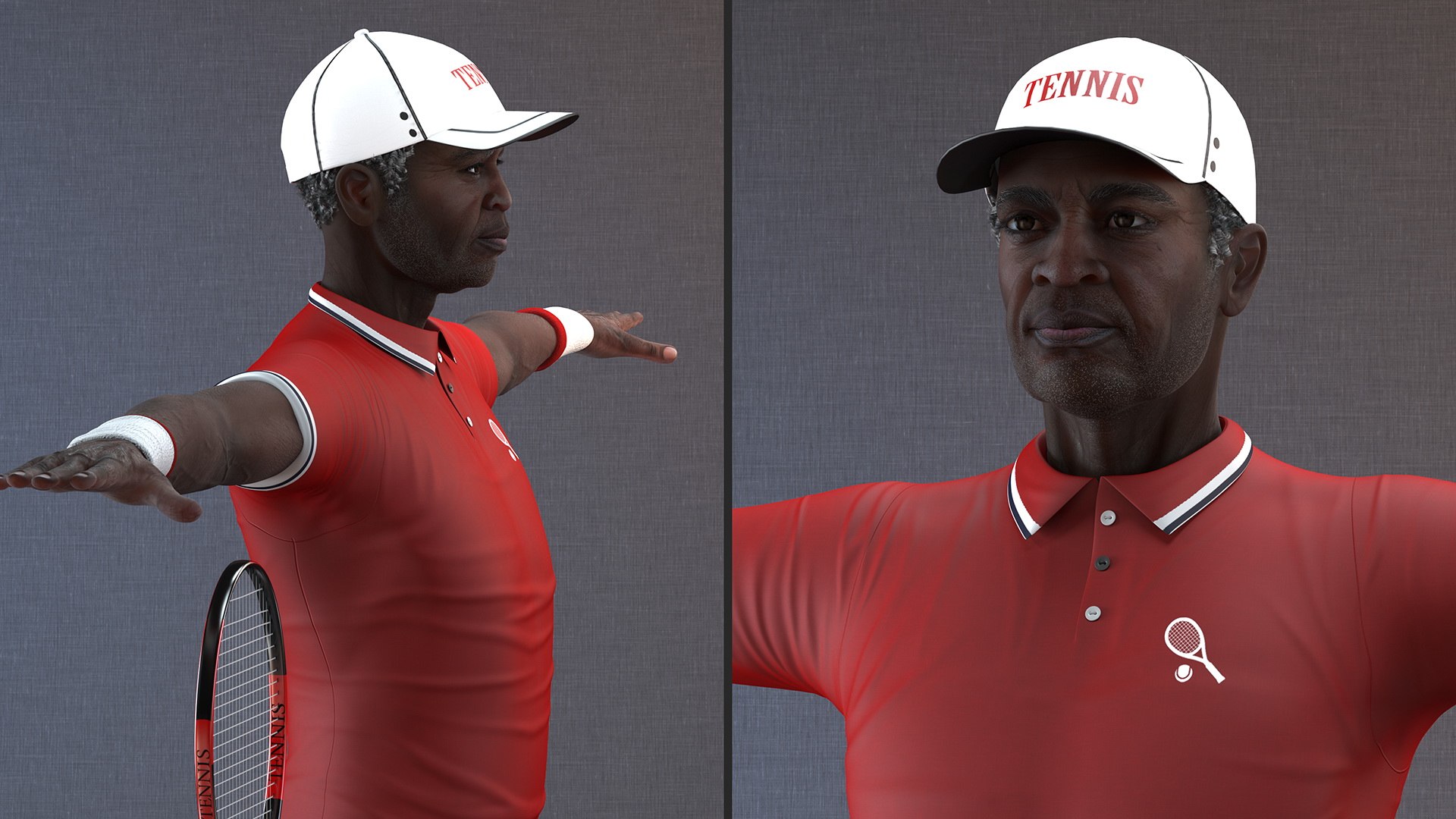 Afro American Grandpa Tennis Style Rigged for Cinema 4D model https://p.turbosquid.com/ts-thumb/tn/8UTyKs/9o/afroamericangrandpatennisstyleriggedforcinema4d3dmodel017/jpg/1675323736/1920x1080/fit_q87/6ed3992d37d225e66d0a27abbcba8e85fac289de/afroamericangrandpatennisstyleriggedforcinema4d3dmodel017.jpg