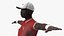 Afro American Grandpa Tennis Style truccato per Cinema 4D