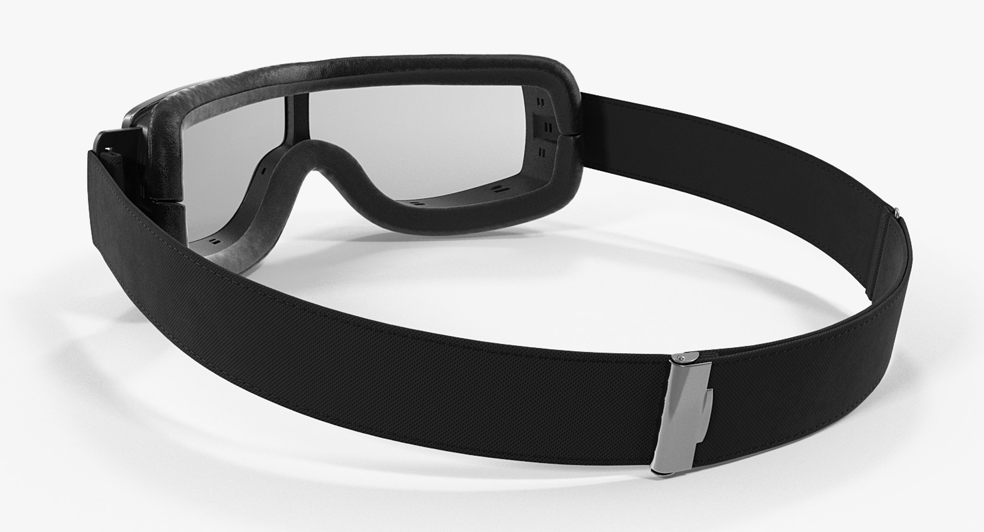 3D Black Pilot Goggles TurboSquid 1418632