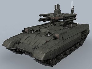 russian bmpt tank 3d max