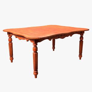 Wooden retro table