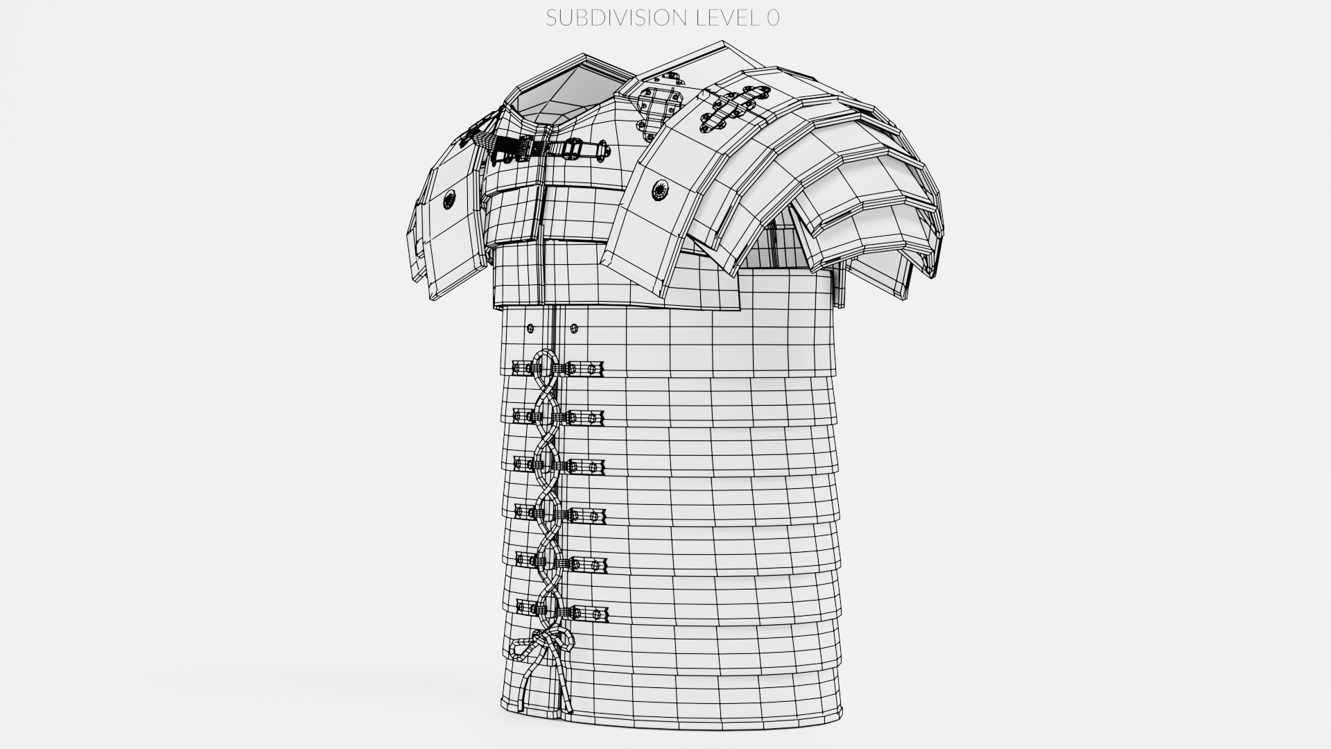3D Lorica Segmentata Old - TurboSquid 1883298