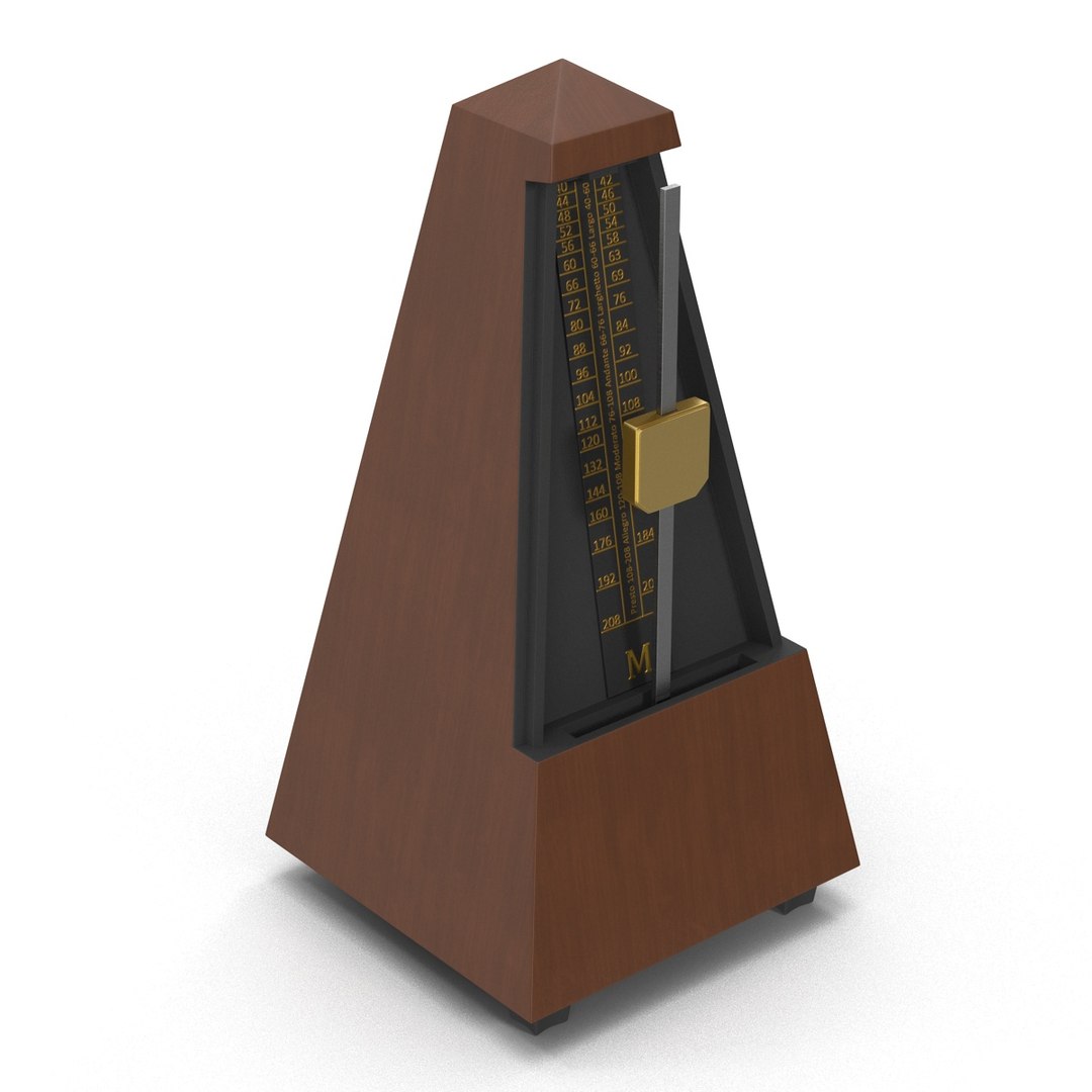 manual metronome 3d model