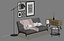 Canapé IKEA Karlaby Killeberg avec ensemble décoratif (1)