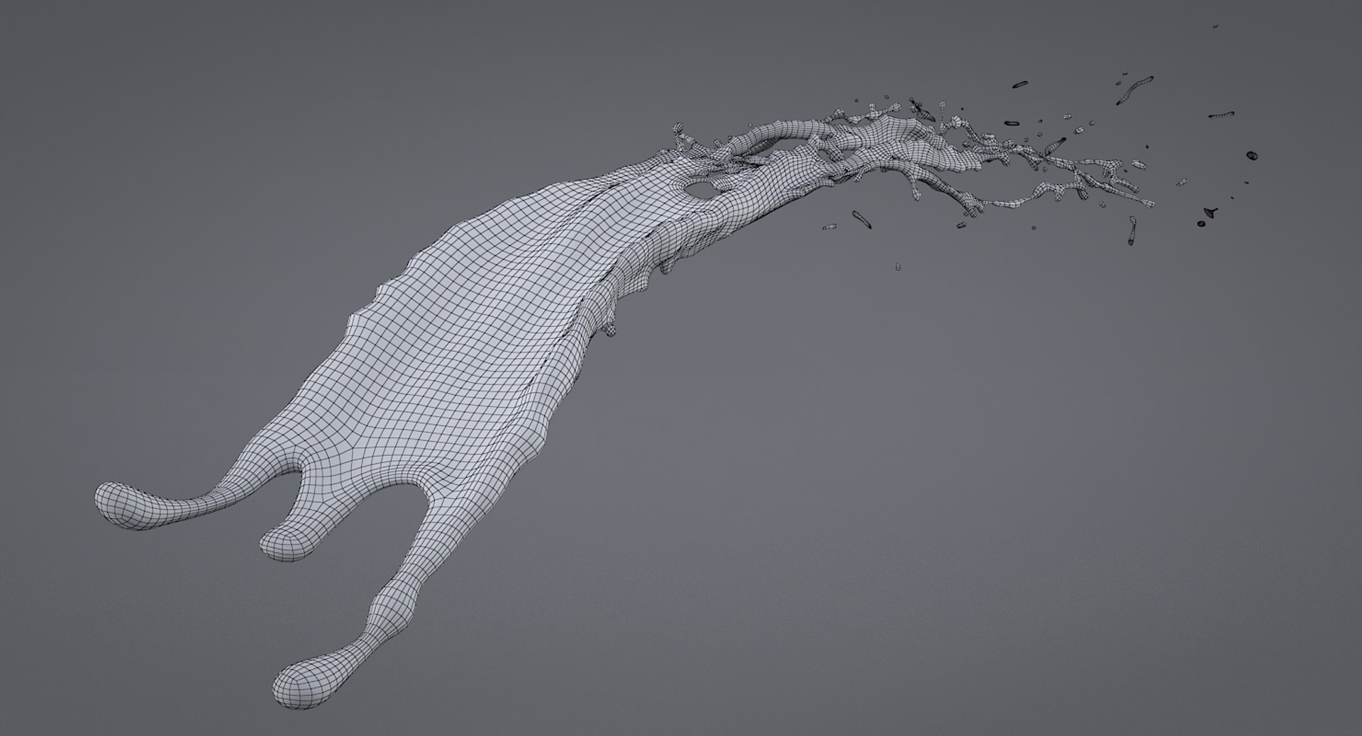Abstract Splash Model - TurboSquid 1382873