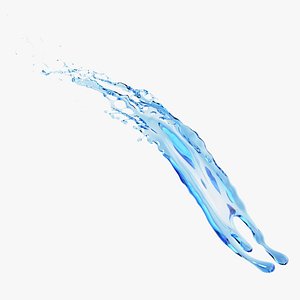 abstract splash model