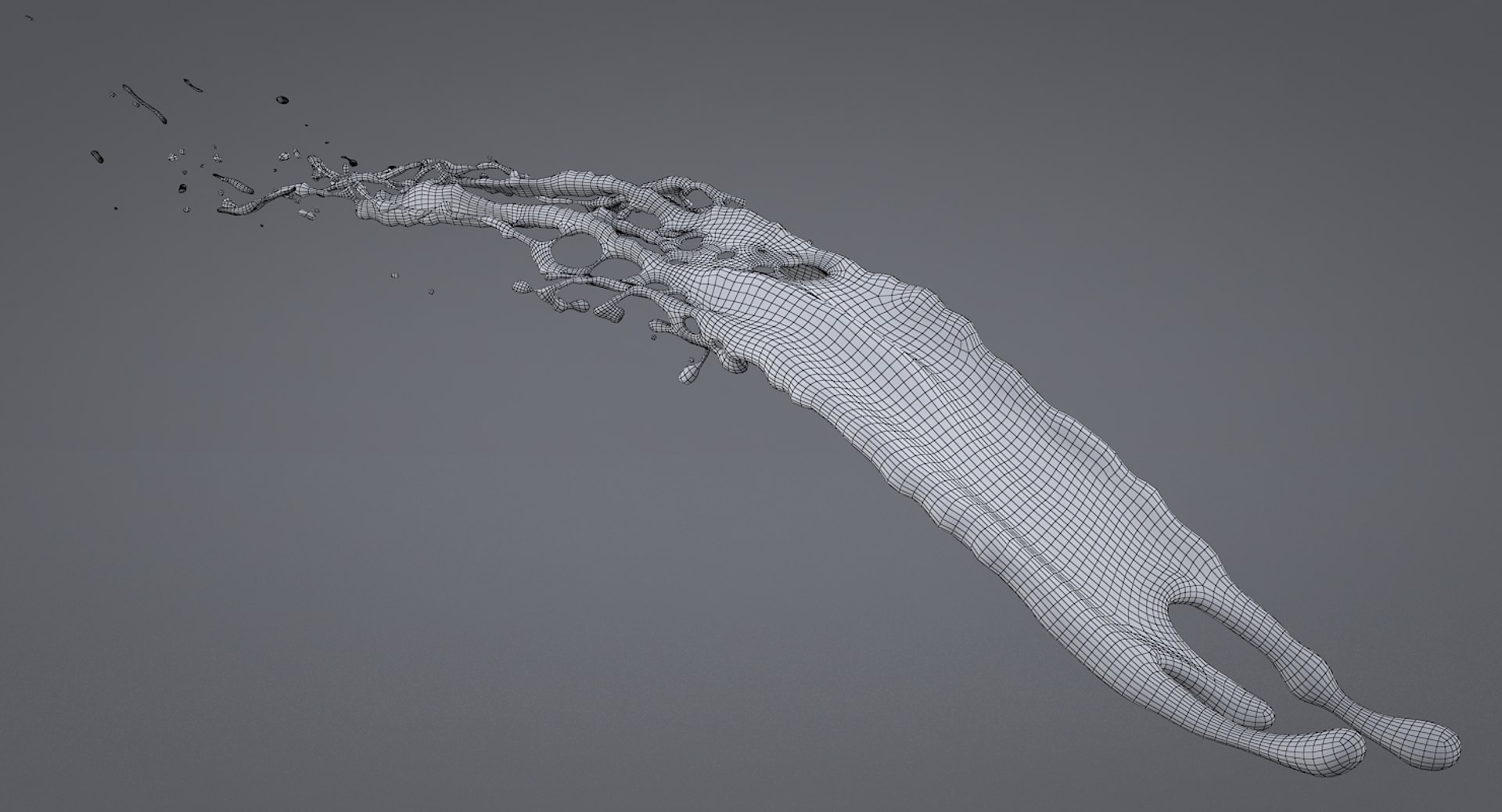 Abstract Splash Model - TurboSquid 1382873