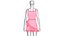 Girls Check Ruffled Top With Skirt - Outfit