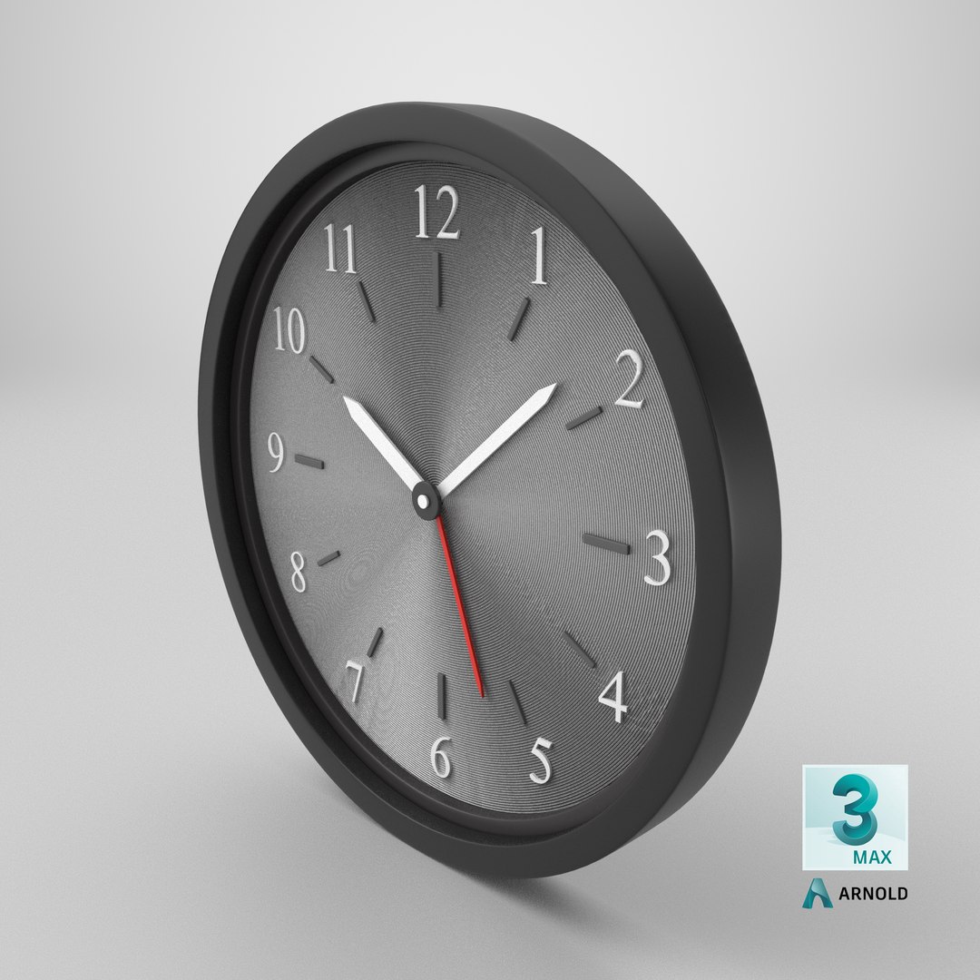 3D Wall Clock Model A - TurboSquid 2113837