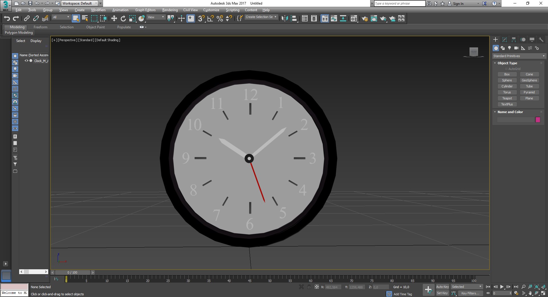 3D Wall Clock Model A - TurboSquid 2113837