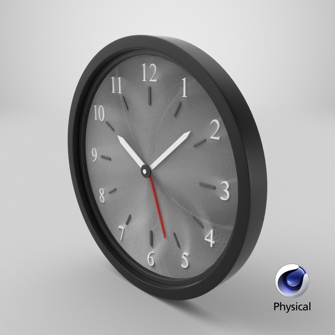 3D Wall Clock Model A - TurboSquid 2113837