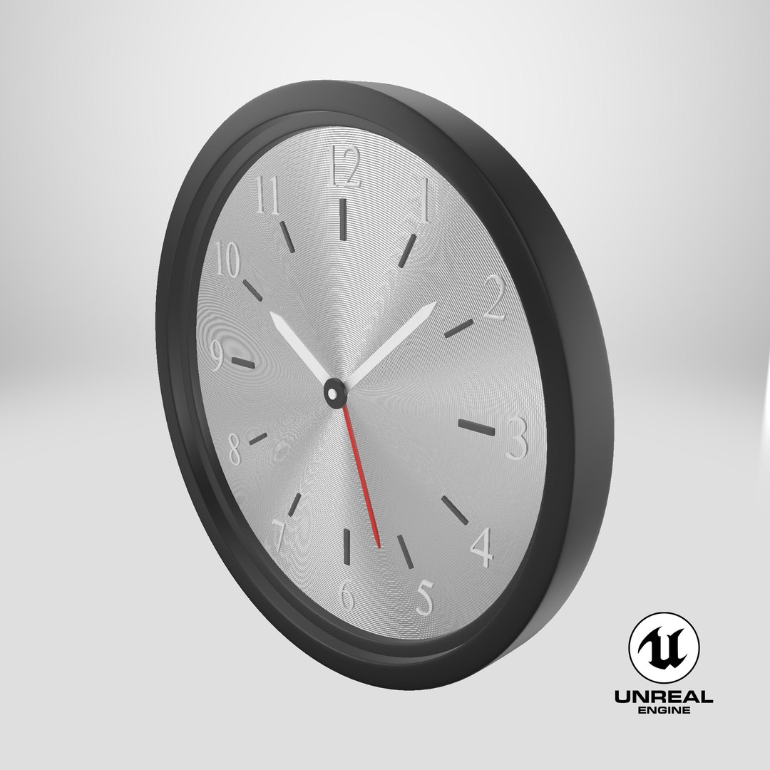 3D Wall Clock Model A - TurboSquid 2113837