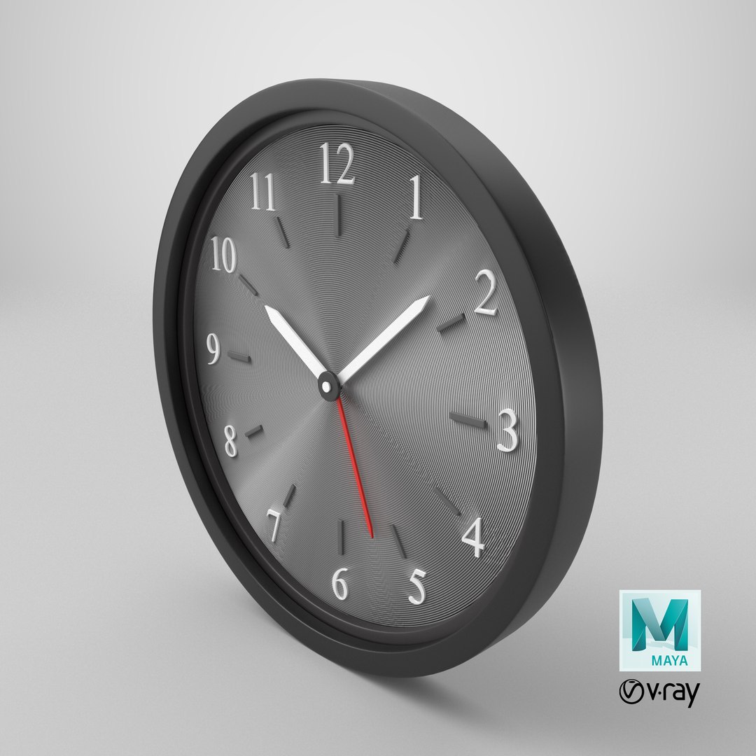 3D Wall Clock Model A - TurboSquid 2113837