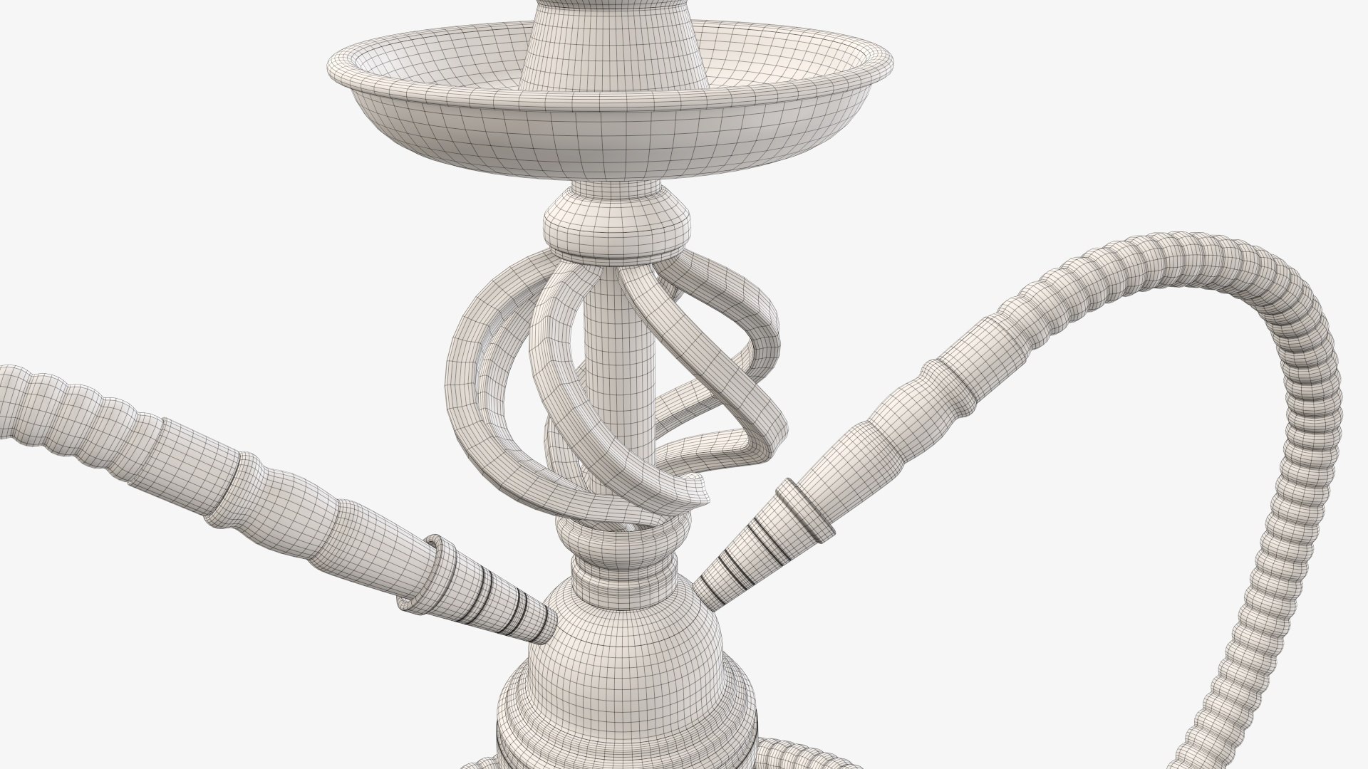 3D hookah hooka model - TurboSquid 1678105