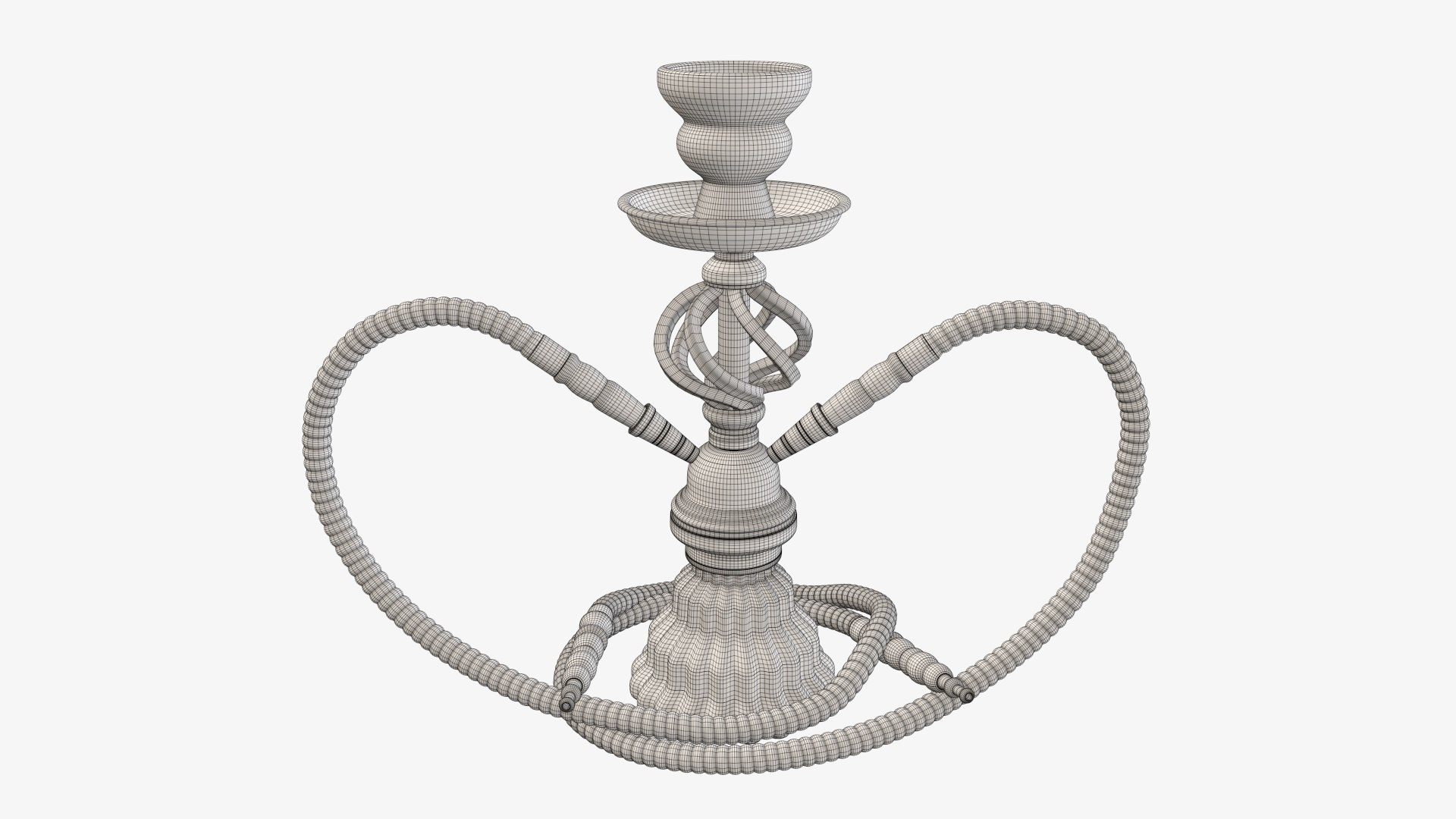 3D hookah hooka model - TurboSquid 1678105