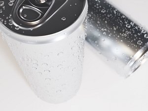 Sodacan 330ml with Droplets model