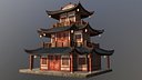 Japanese and korean tradional Building