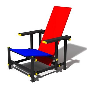 free max model red-blue chair