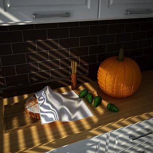 food kitchen 3D model