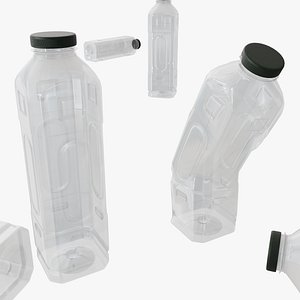 3D Plastic Bottle - GameReady