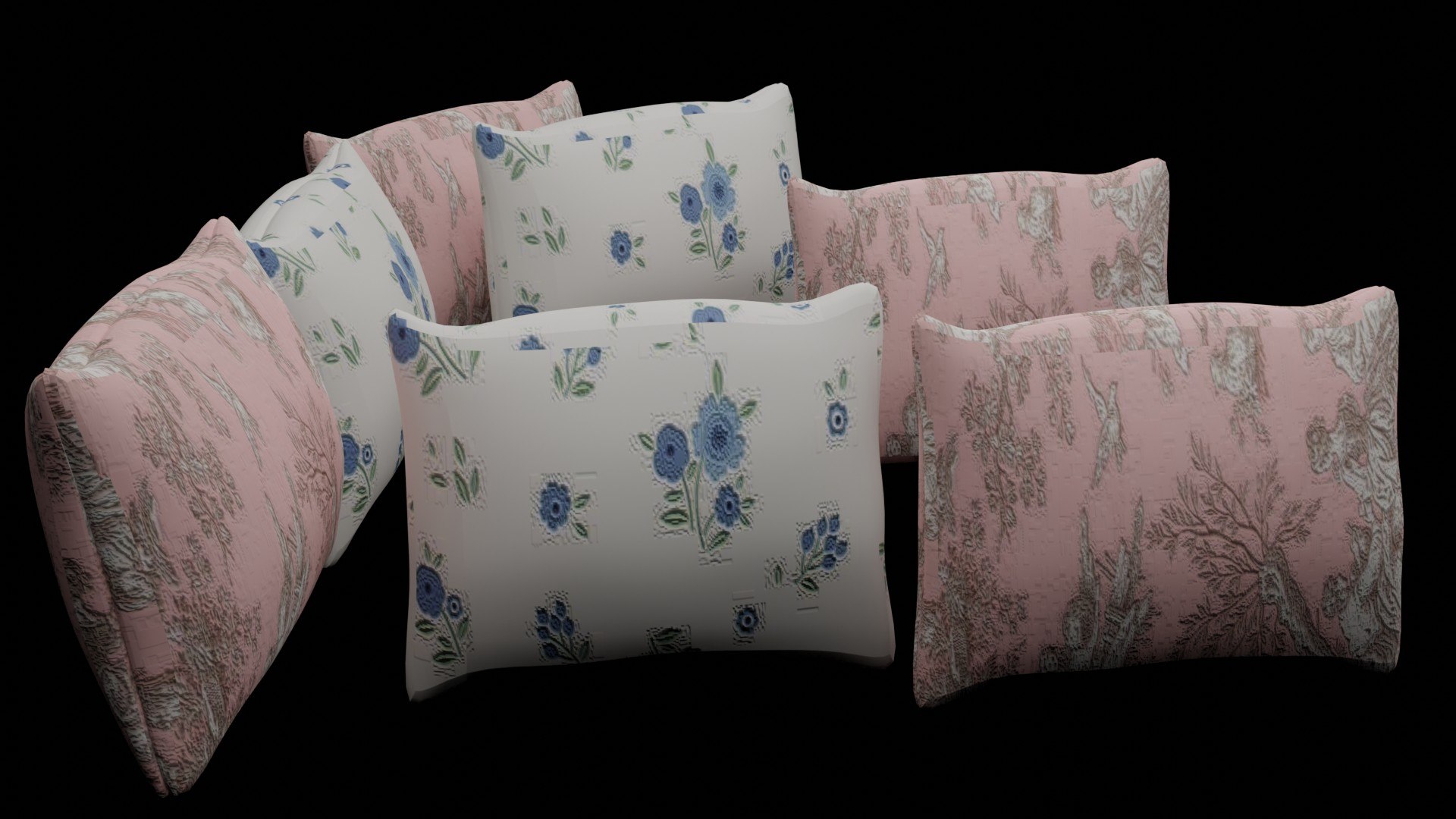 Gazebo With Pink Sofa 3D TurboSquid 2285893