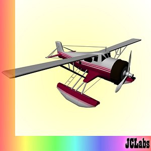3dsmax seaplane plane