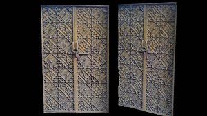Ornate Metal Gate Scan 3D