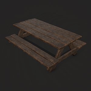 Picnic Table 3D model