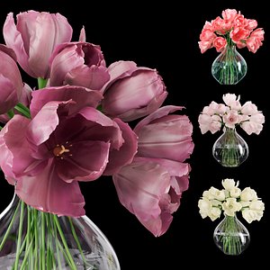 flowers bouquet tulips max