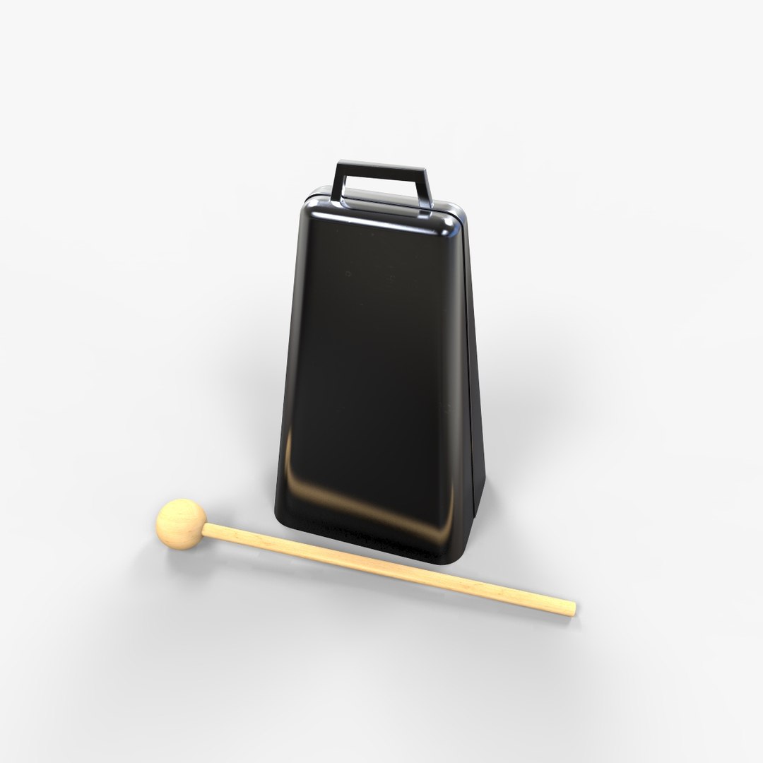 Cowbell Percussion Instrument 3D Model | 1145086 | TurboSquid