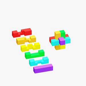 Puzzle Cube Toy model
