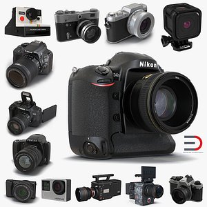 Cameras Collection 3D Models