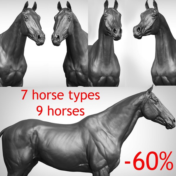 horse vfx zbrush ztl 3D model