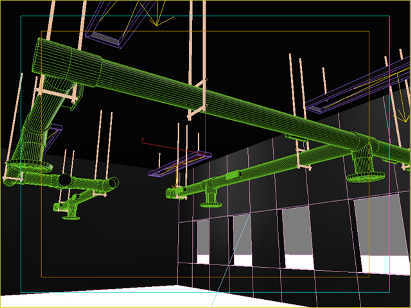 Ceiling Building 3d Model