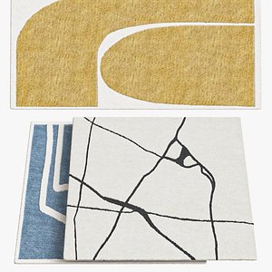 3D Carpet set by Layered Gotland