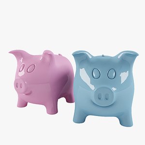 piggy bank 3d max