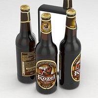 Beer Bottle Kozel Cerny 500ml