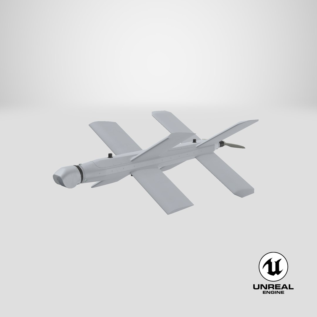 3D Kamikaze Attack Unmanned Aerial Vehicle https://p.turbosquid.com/ts-thumb/to/26DBdL/FL/stemcell_unreal_render/png/1698176968/1920x1080/fit_q87/8e9888a062ce4a8f6464c8896088ffa739931558/stemcell_unreal_render.jpg