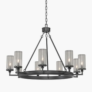 Gresham Collection Nine Light Graphite model