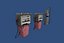 3D model gasoline pumps