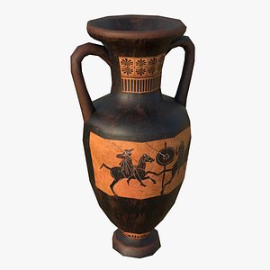 greek amphora vase 3D