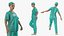 Krankenhauskrankenschwester, medizinisches Personal, Pose, Stethoskop, Fell,