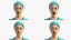 Krankenhauskrankenschwester, medizinisches Personal, Pose, Stethoskop, Fell,