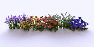 3d model garden plant