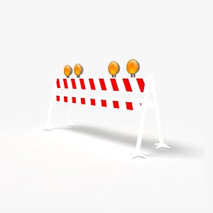 Construction road block