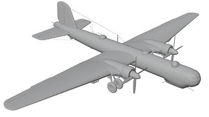 3D Aeroplane Heinkel
